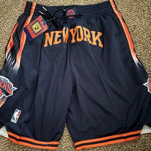 Just Don NY Knicks Basketball 🏀 Shorts